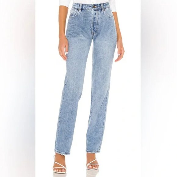 ROLLA'S Classic Straight 90s Blue Jean High Rise Regular Fit Size 26 - Picture 2 of 8